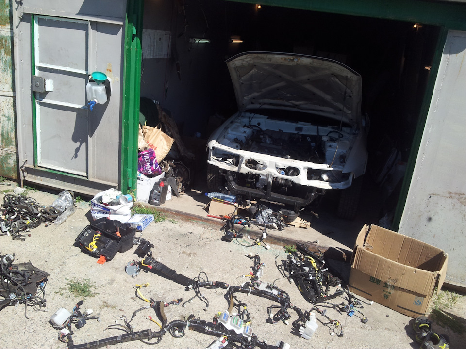 Переделка проводки галанта с праворульного на леворульный вариант ...