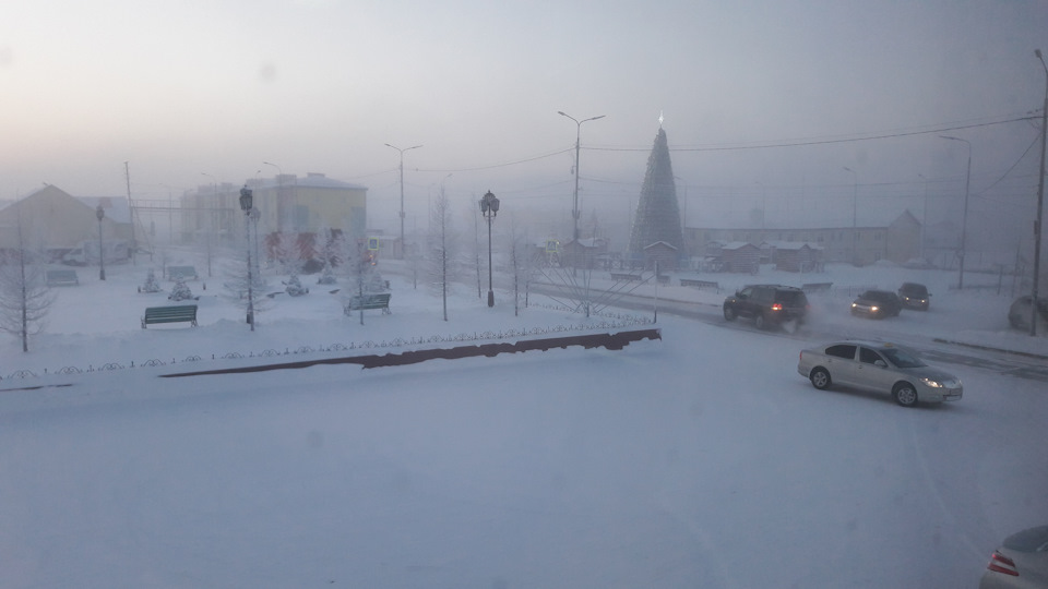 Дымка от мороза стоит — Nissan Teana (J32)