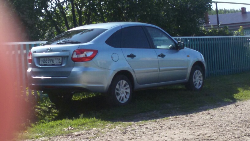Запись от 19 июля 13:27 — Lada Гранта Лифтбек (1G), 1,6 л, 2015 года ...