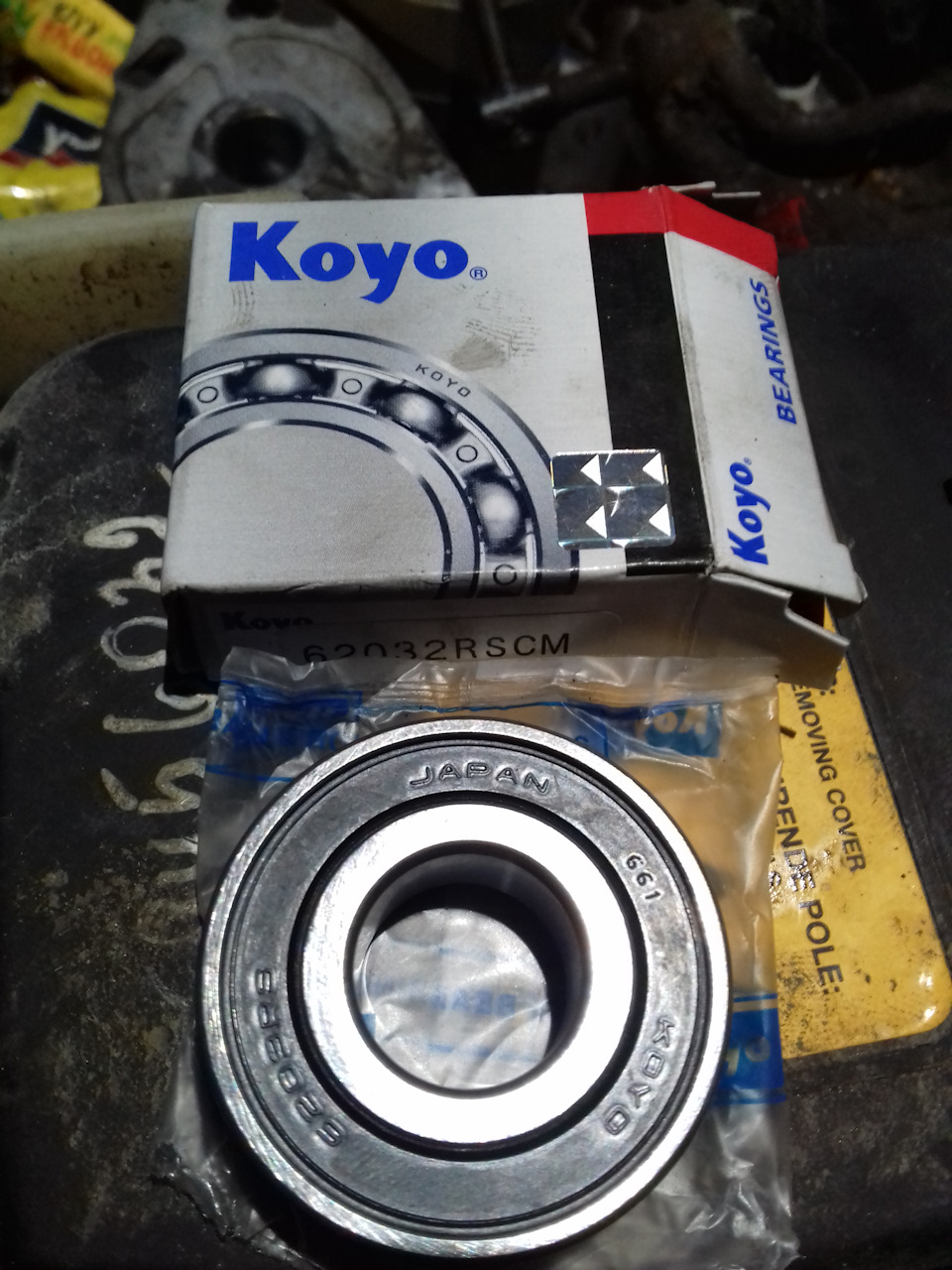 Подшипник натяжного ролика и Фильтр клапана vtec — Honda Accord (7G), 2 ...