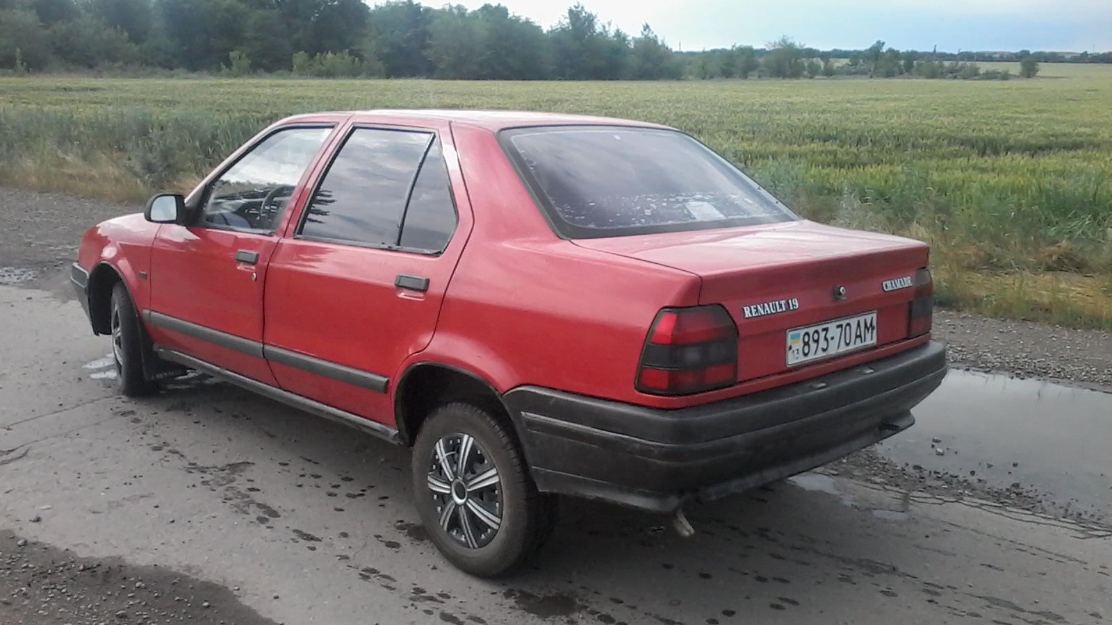 Renault 19 1.4 бензиновый 1990 | Красная Шамада на DRIVE2