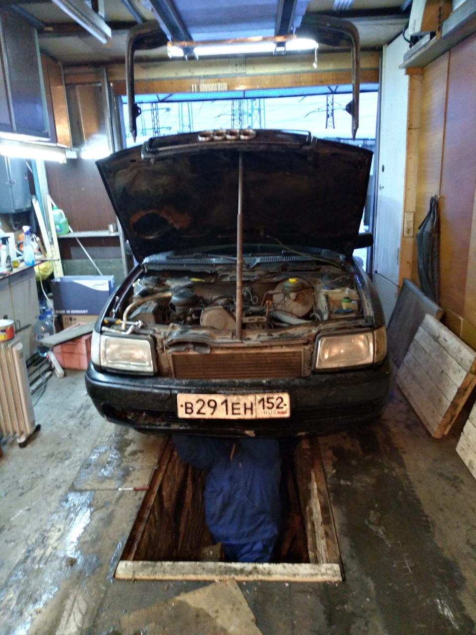 Снимаю газовое оборудование. — Audi 100 (C4), 2 л, 1991 года | визит на ...