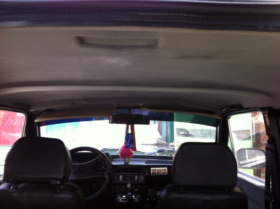 Установка жесткого потолка, и есть вопрос по ручкам? — Lada 4x4 3D, 1,7 ...