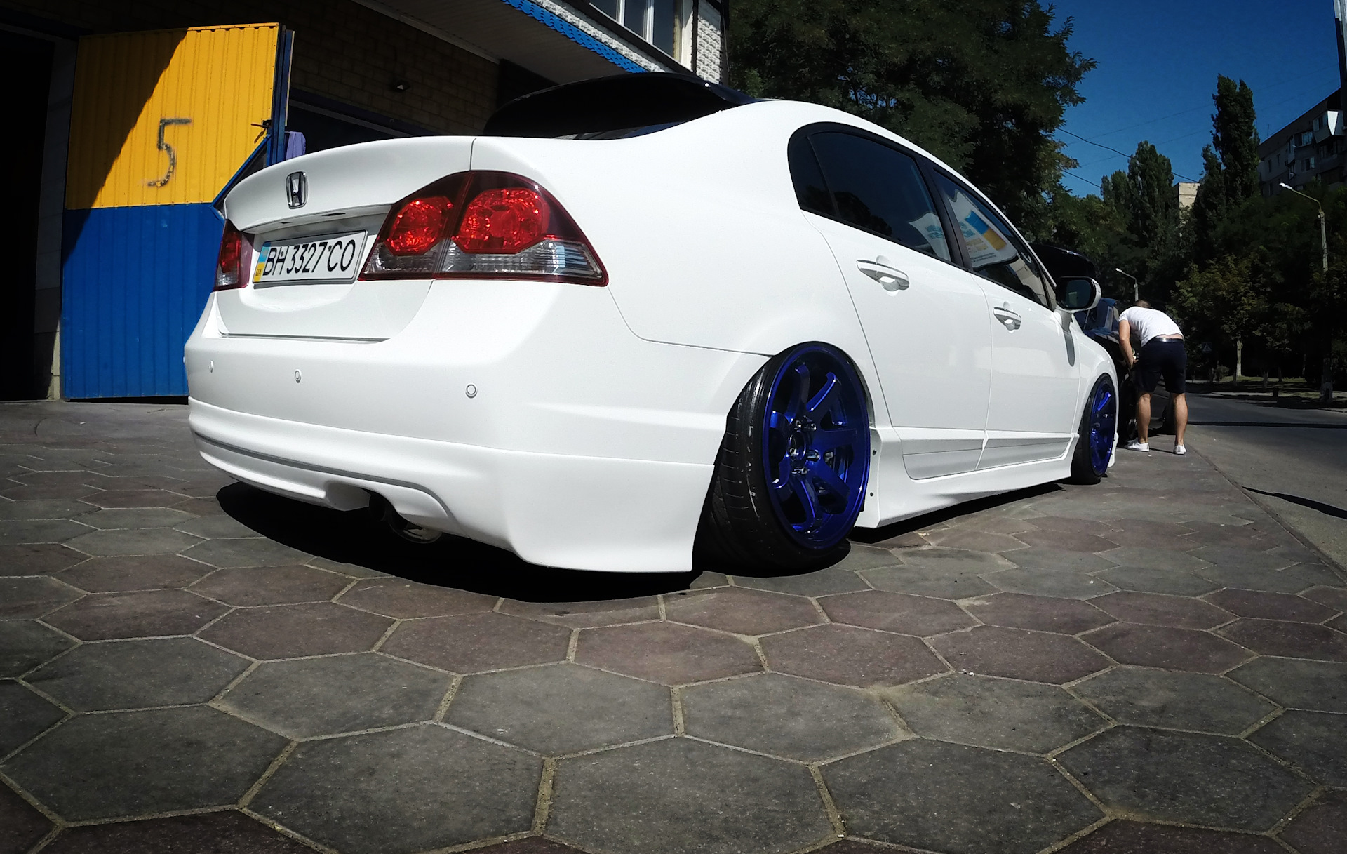 Honda Civic 8 Mugen Р±РµР»С‹Р№