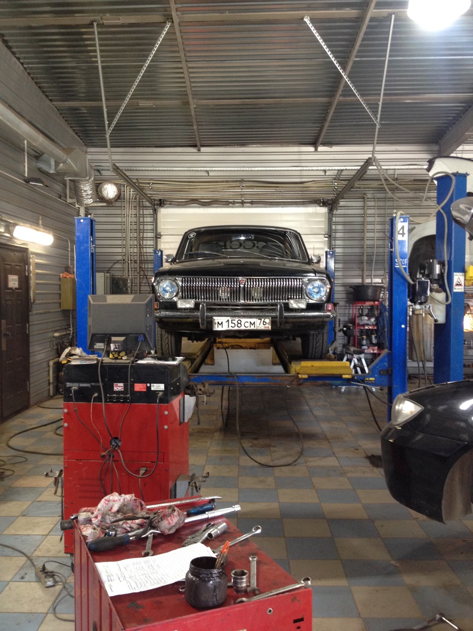 Черная Волга V8 Сход развал — ГАЗ 2410, 2,4 л, 1990 года | визит на ...