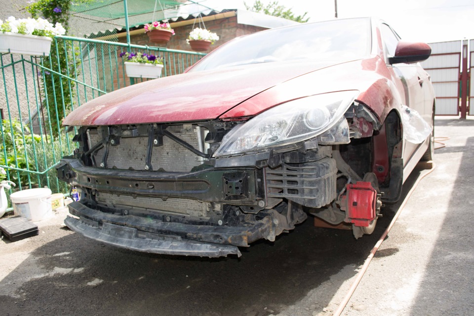 Ремонт бампера + Шумка арок — Part-1 — Mazda 6 (2G) GH, 2 л, 2008 года ...