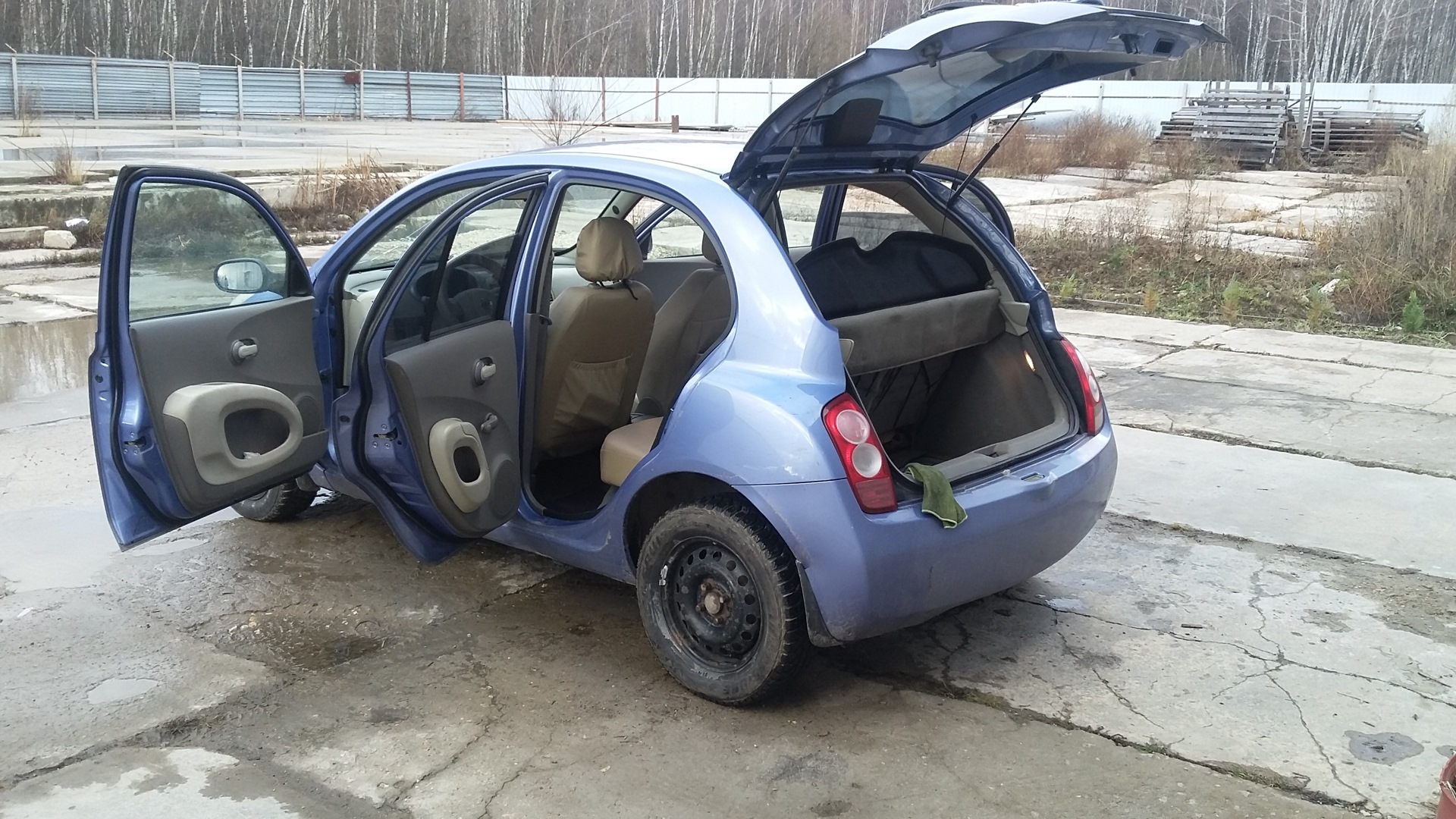 Nissan Micra багажник