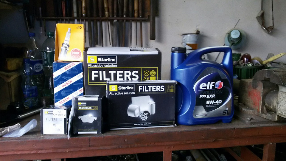 ТО 175 (свечи, провода, фильтра, масло) — Renault Symbol, 1,4 л, 2008 ...