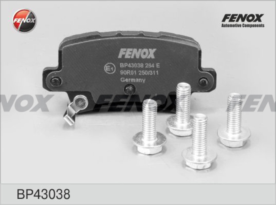 BP43038 Колодки тормозные дисковые FENOX | Запчасти на DRIVE2