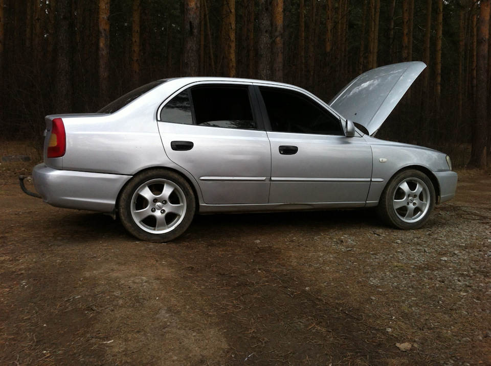 Каяба — Hyundai Accent (2G), 1,5 л, 2004 года | своими руками | DRIVE2