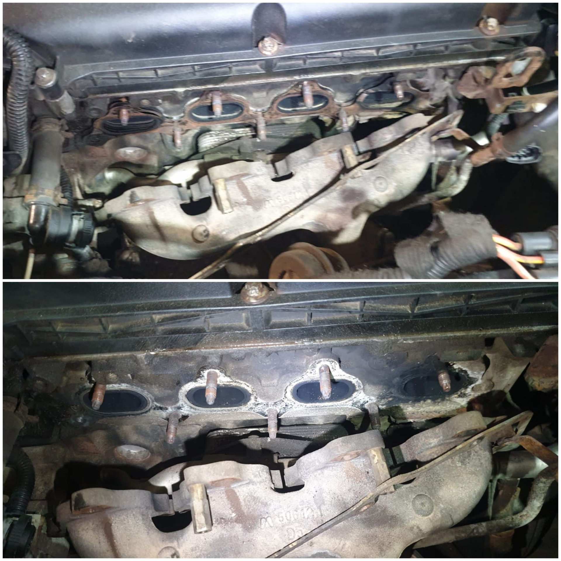 Прогорела прокладка выпускного коллектора — Opel Corsa D OPC, 1,6 л ...