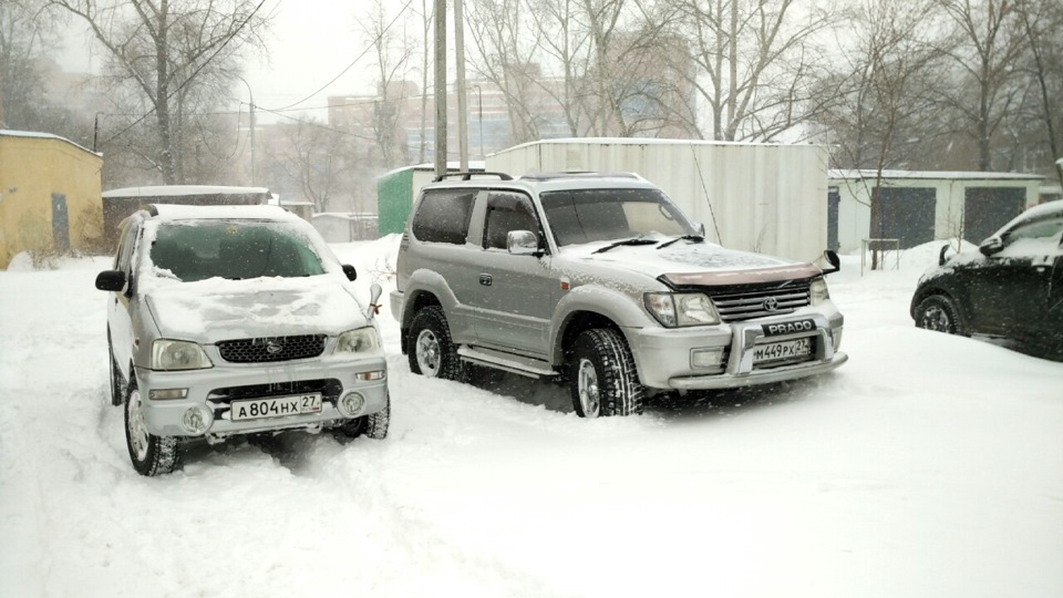 Погода радует))) — Toyota Land Cruiser Prado 90-series, 3,4 л, 2001 ...