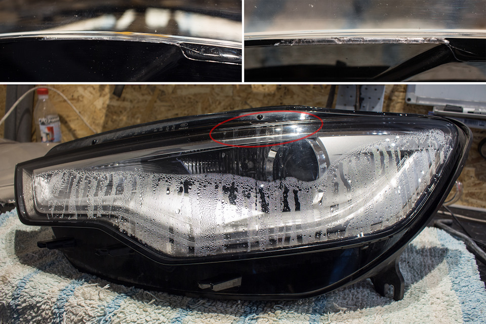 AUDI A6 C7 устранение запотевания фары — ZAMENALAMP на DRIVE2