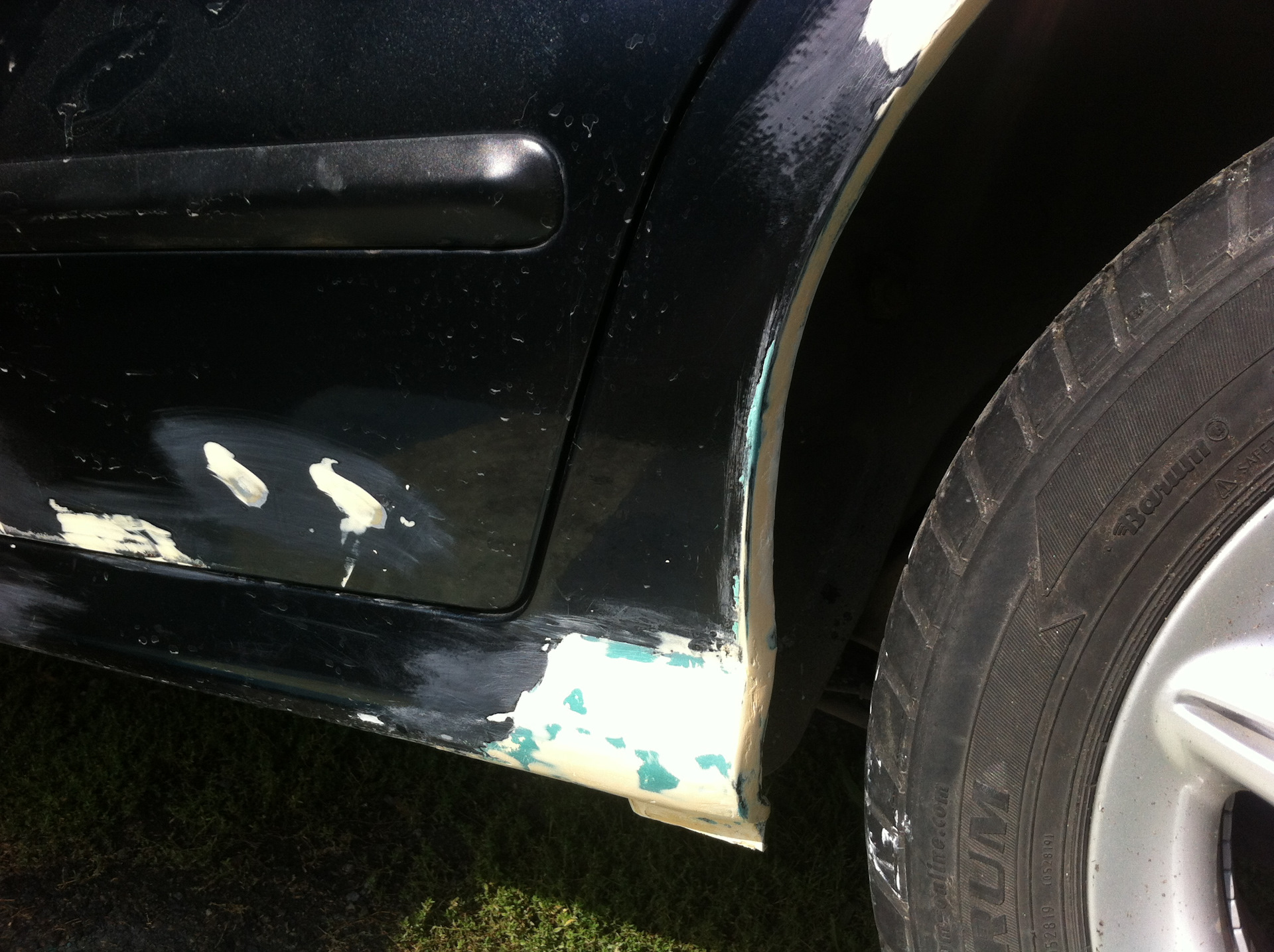 Удаление ржавчины с кузова автомобиля и покраска