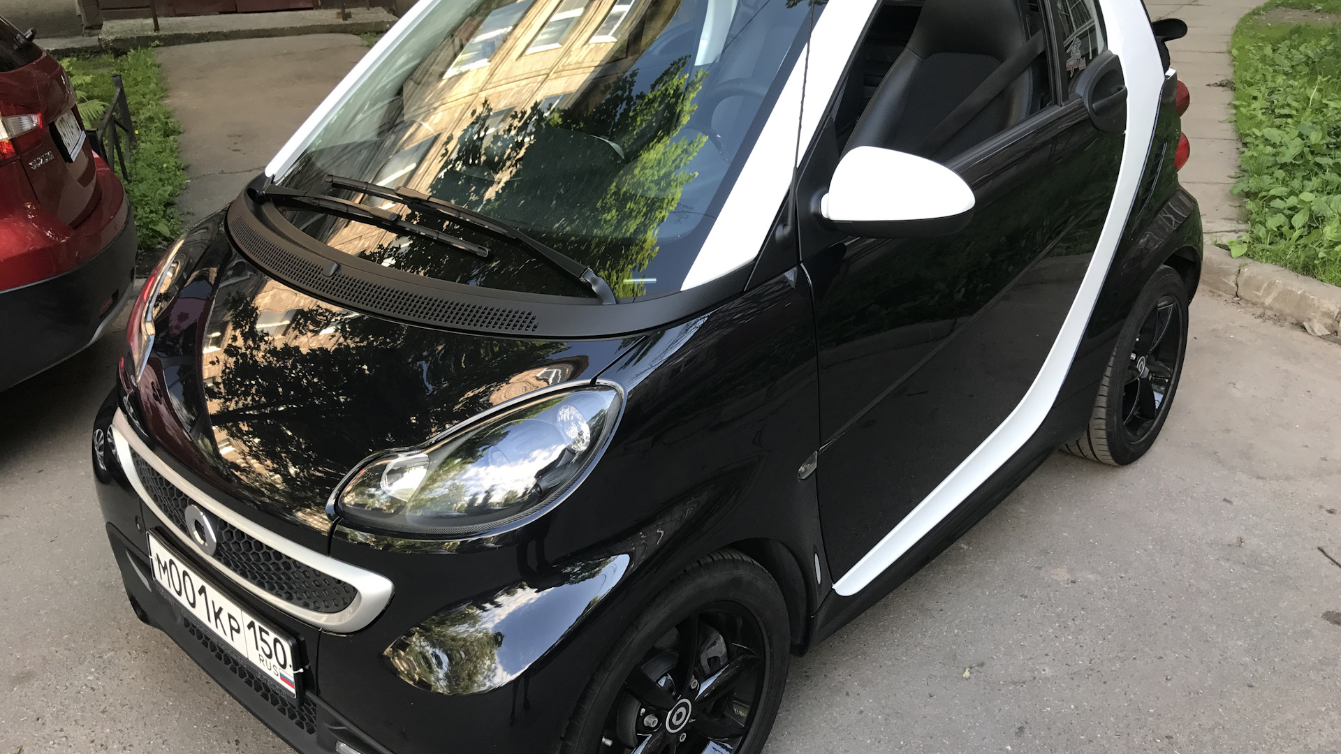 Smart fortwo (2G) 1.0 бензиновый 2015 | No funny - мокрый на DRIVE2