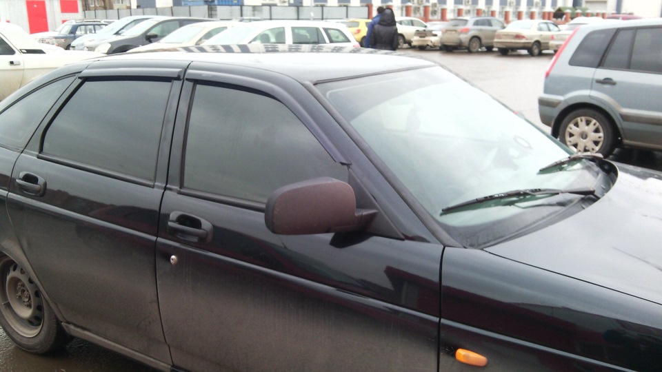 Тонировка — Lada Приора хэтчбек, 1,6 л, 2009 года | стайлинг | DRIVE2