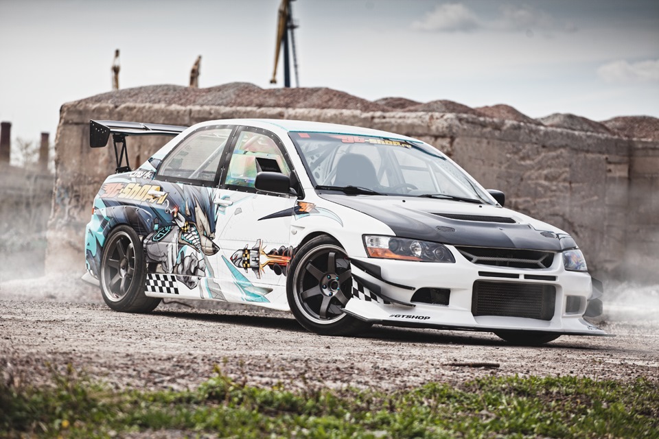 Mitsubishi Lancer Evolution 9 Art