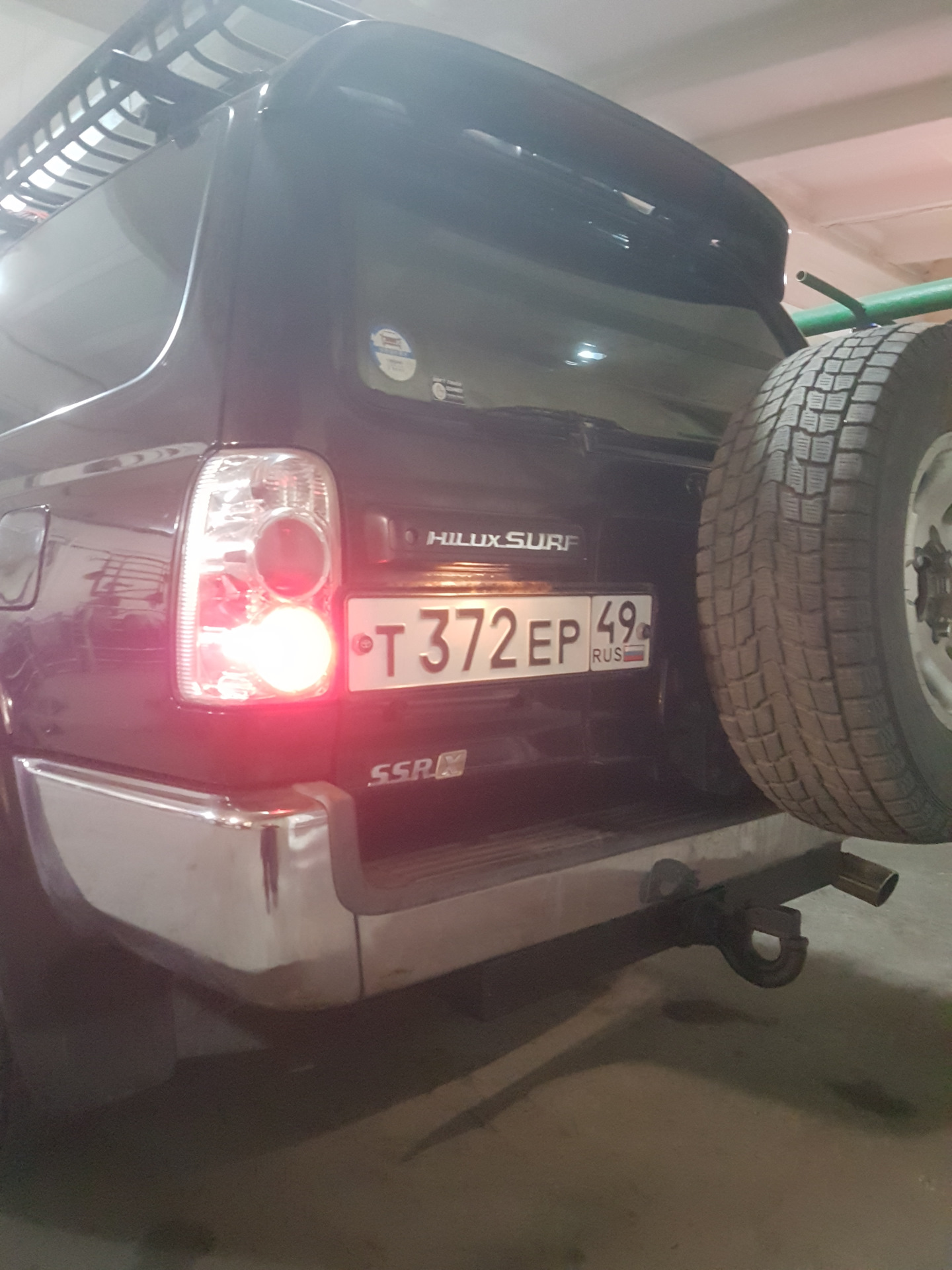 Самодельный фаркоп от уаз — Toyota Hilux Surf (3G), 2,7 л, 1999 года ...