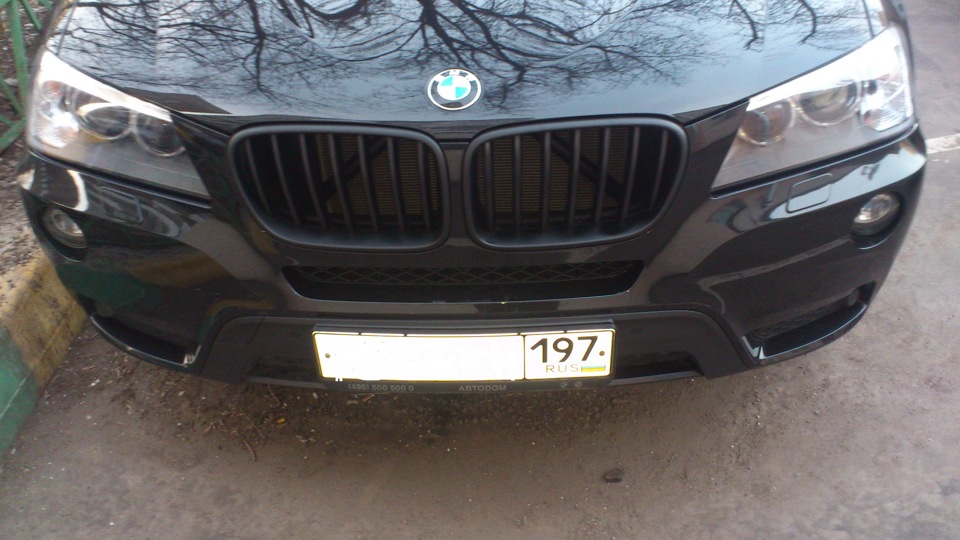 BMW x3 f25 в матовой пленке