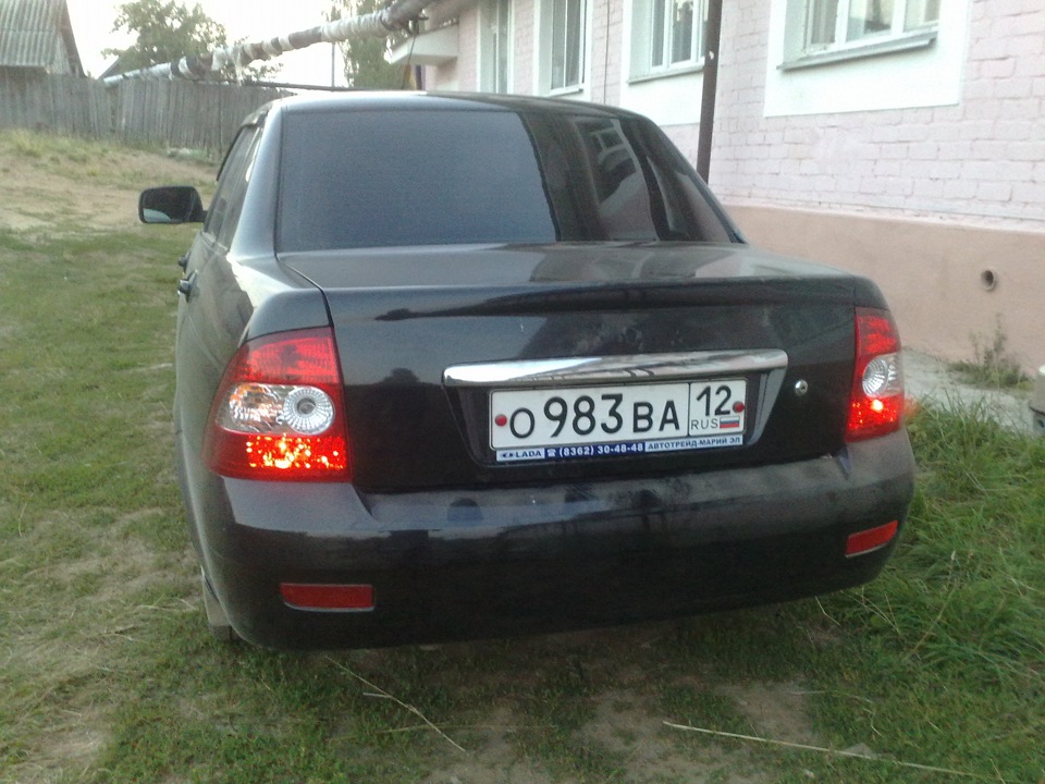 Проложил провода для усилка, и подключение к штатной — Lada Приора ...