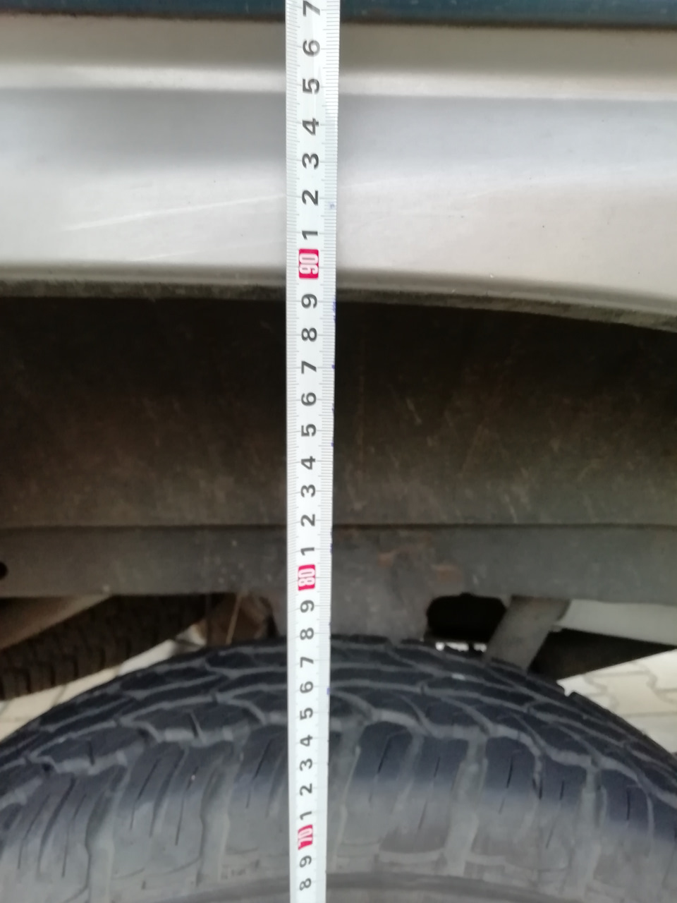 Высота с новой рессорой — Mitsubishi Delica (P35W)