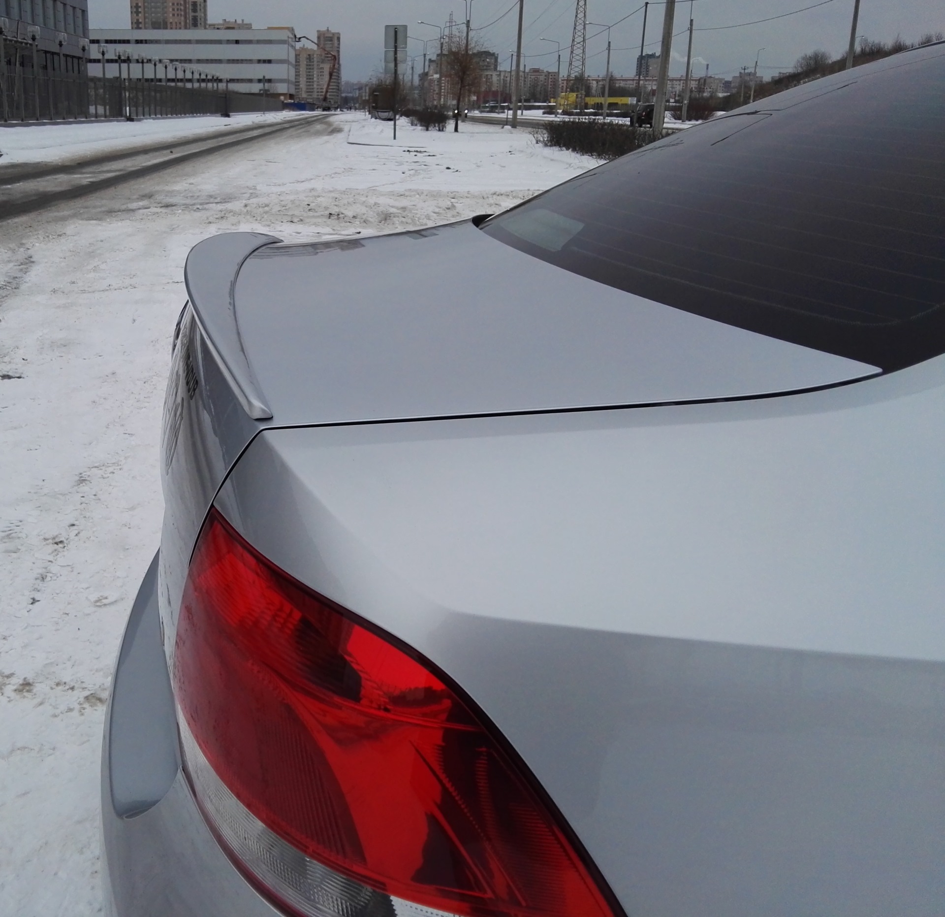 Лип-спойлер — Volkswagen Polo Sedan, 1,6 л, 2012 года | стайлинг | DRIVE2