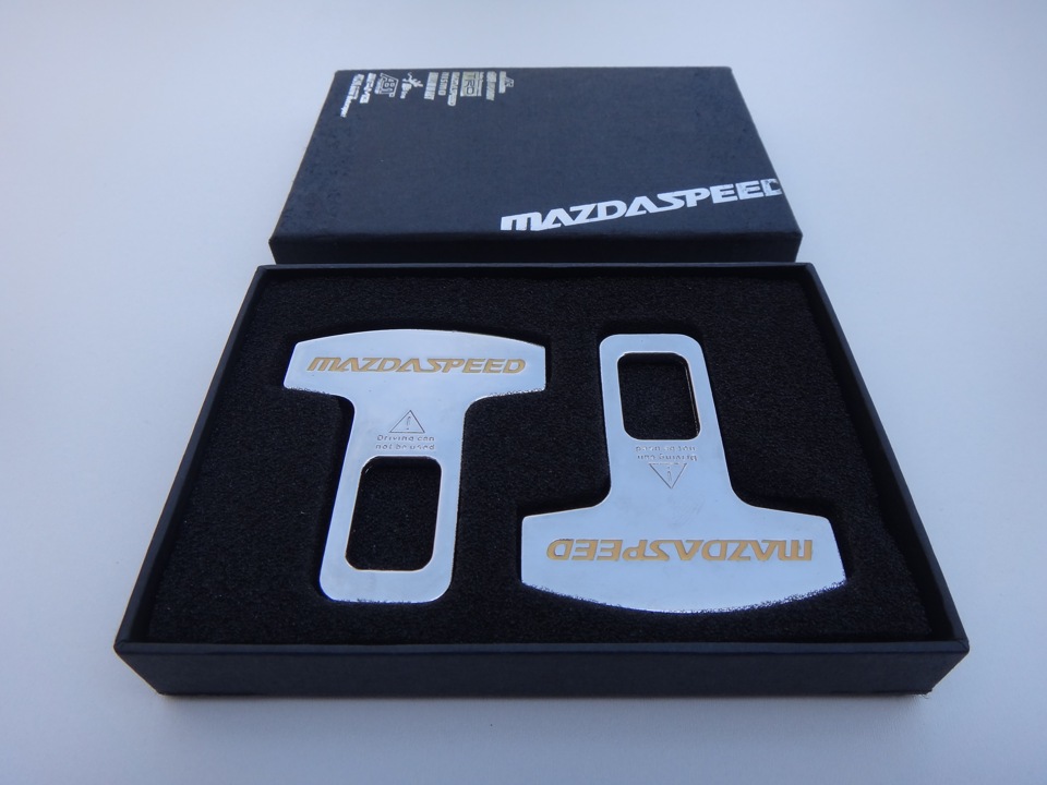 Заглушки в ремни безопасности Mazdaspeed — Mazda 3 MPS (1G), 2,3 л ...