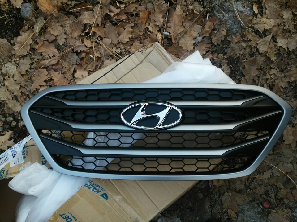 Как снять решетку радиатора хендай туссан 2021 Замена решетки - Hyundai Tucson (JM), 2 л, 2011 года тюнинг DRIVE2