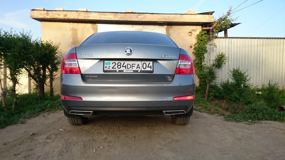 Имитация выхлопа! — Skoda Octavia A7 Mk3, 2013 года | тюнинг | DRIVE2