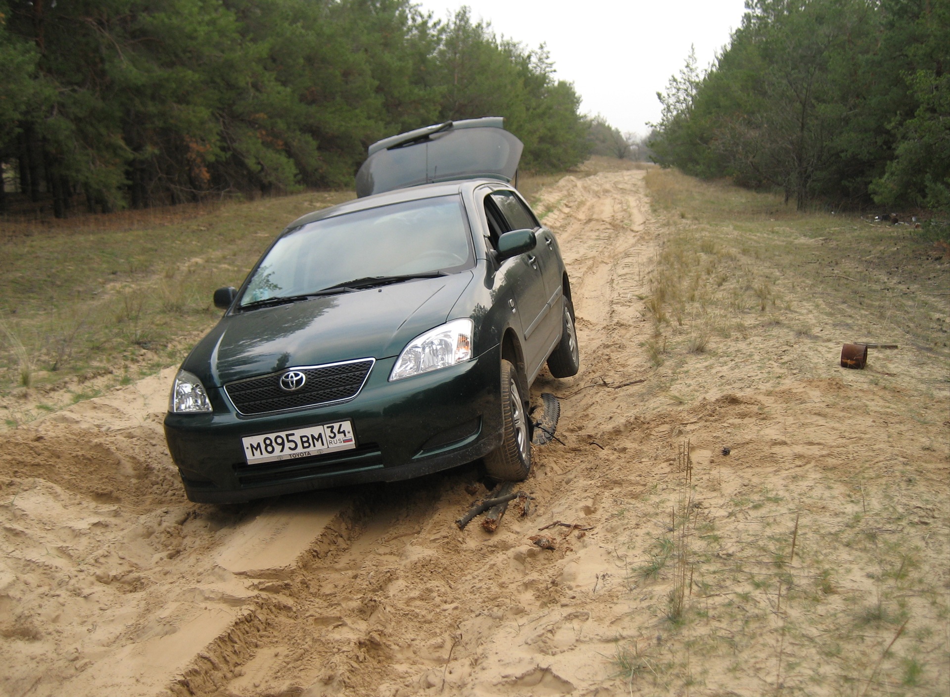 Я?! Застрял?! (видео) — Toyota Corolla (120), 1,6 л, 2002 года |  путешествие | DRIVE2