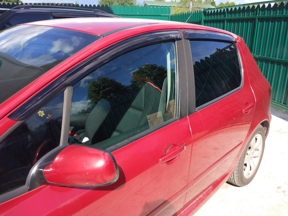 Дефлекторы 17.06.2016 Пежо 307 — Peugeot 307, 2006 года | аксессуары ...