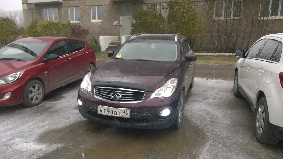 Первый день по снегу с Финитосом. — Infiniti EX, 2,5 л., 2012 года ...