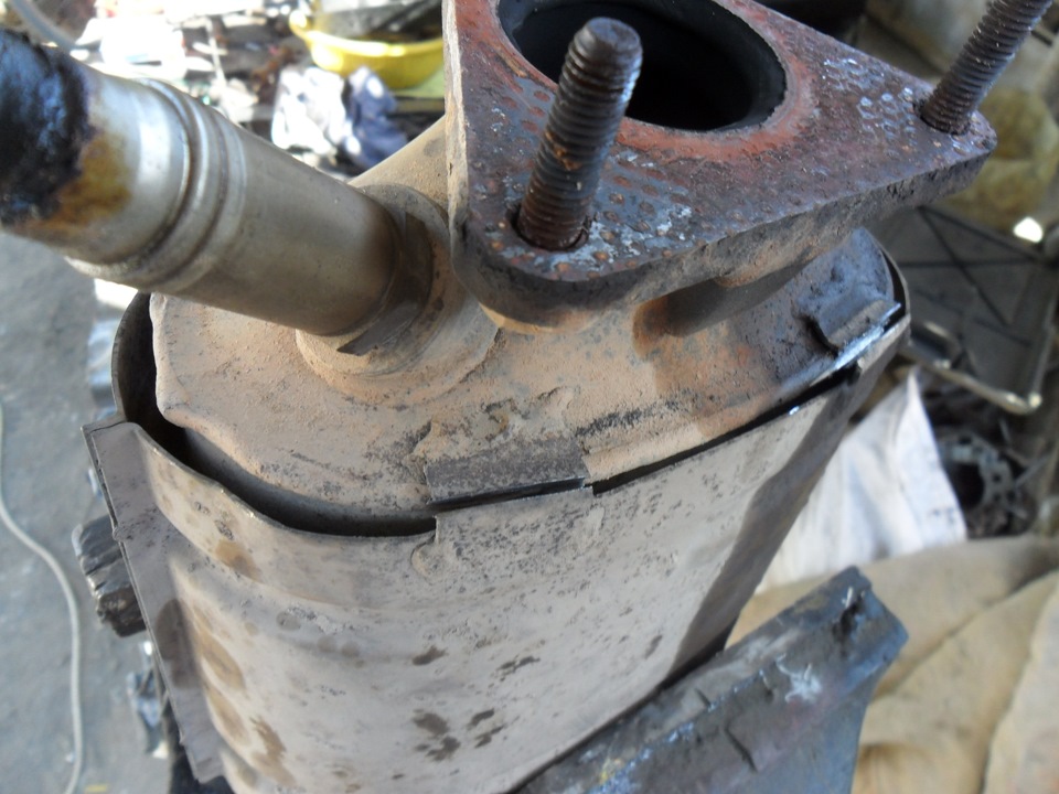 Доработал выбитый катализатор и остальную трубу выхлопа — Chery Kimo, 1 ...