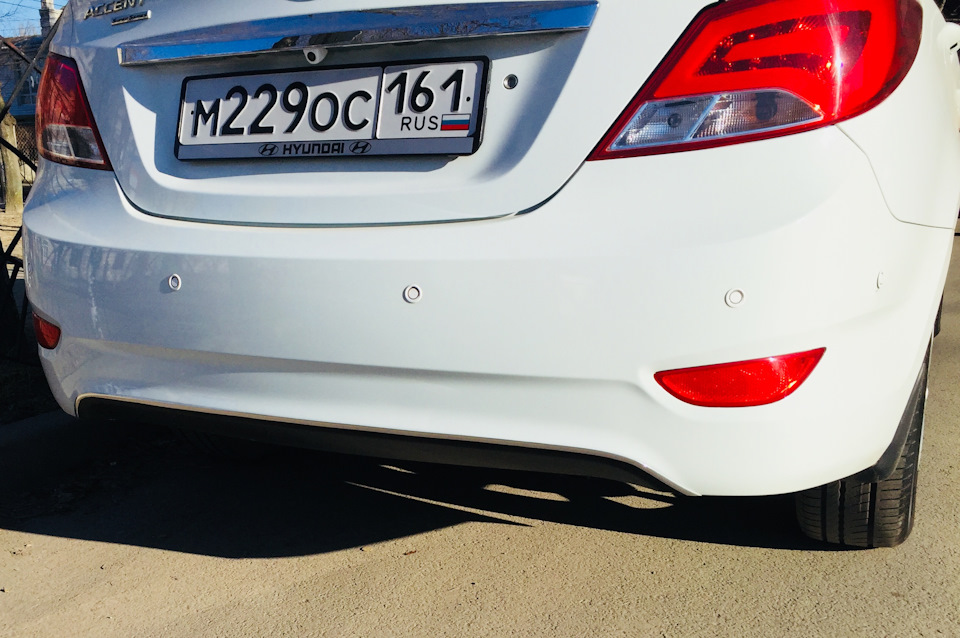 Жидкая резина — Hyundai Solaris (1G), 1,6 л, 2012 года | стайлинг | DRIVE2