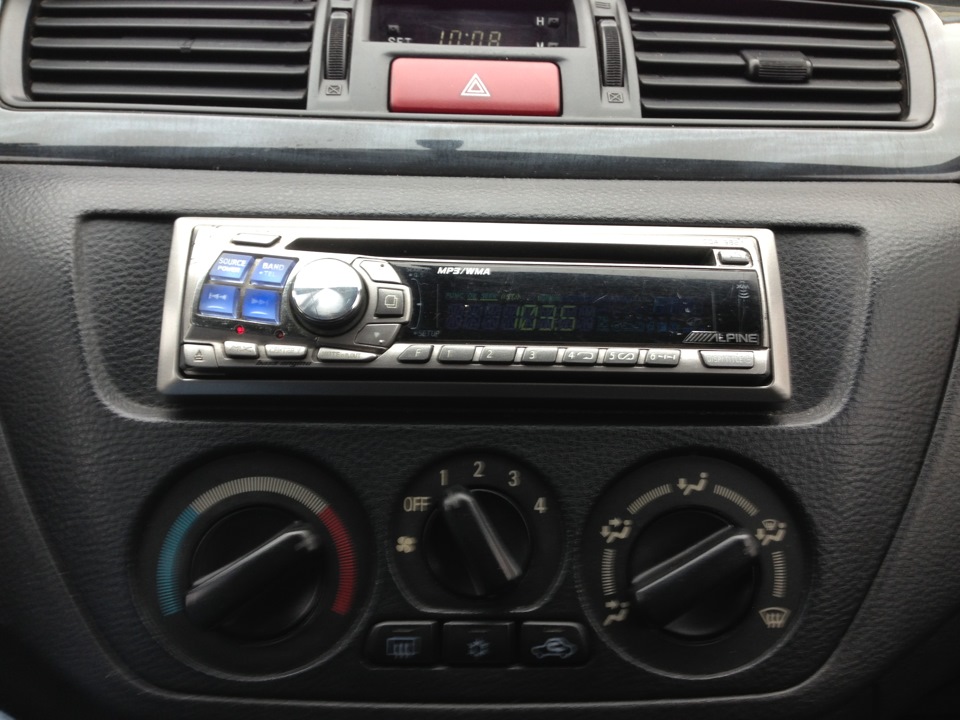 Автомагнитола в Lancer — Mitsubishi Lancer IX, 1,6 л, 2005 года ...