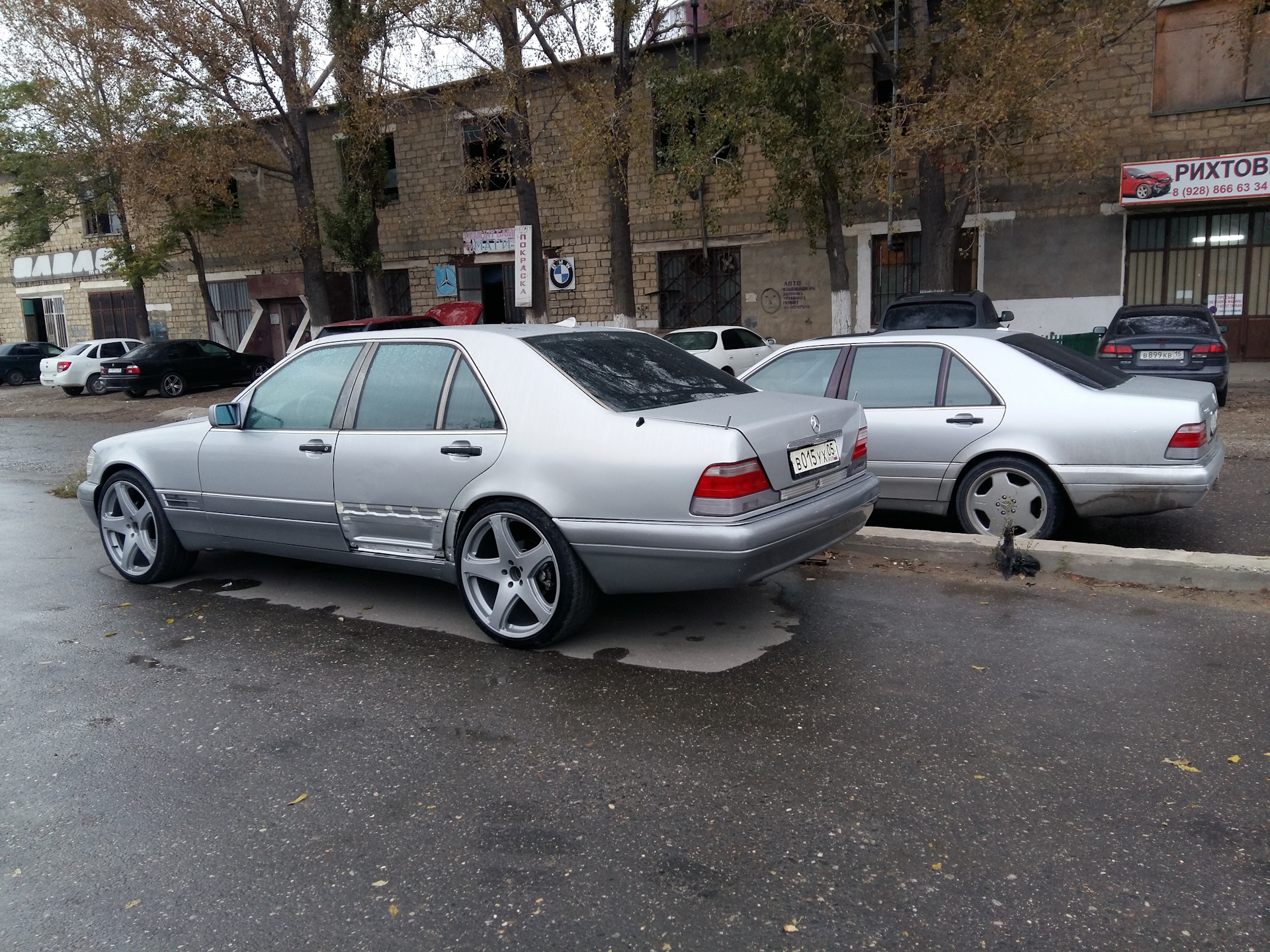 Mercedes w140 на дисках AMG