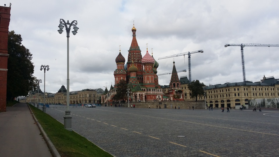 Выходные в Москве. — Lada Калина Универсал (1G), 1,6 л, 2011 года ...