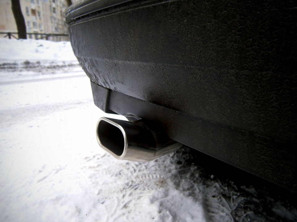 Насадка на заднюю банку — Volkswagen Golf Mk3, 1,6 л, 1994 года ...