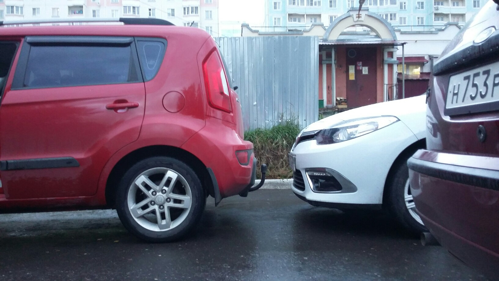 Камера заднего вида и монитор в зеркале КИА Соул — KIA Soul (1G), 1,6 л ...