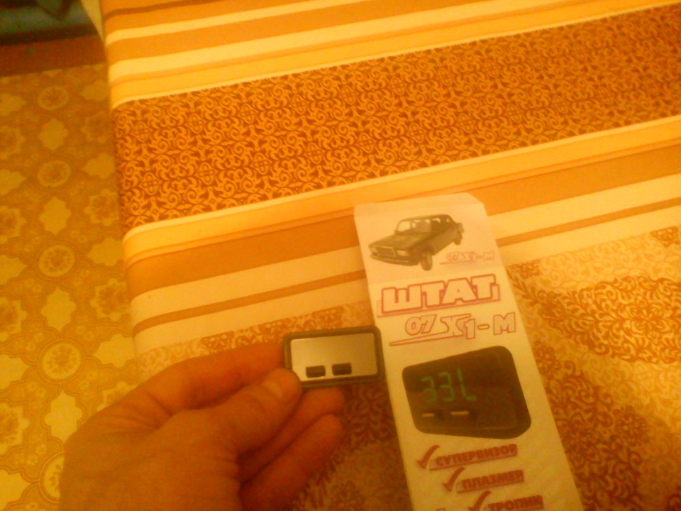 Бортовой компьютер " ШТАТ 07X1-M " в ваз 2107 — Lada 21074, 1,6 л, 2010 ...