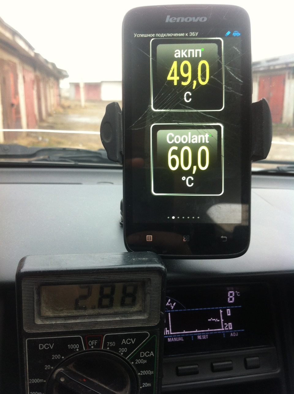 ELM 2,88 В (50 градусов) — Mitsubishi Pajero Sport (2G)