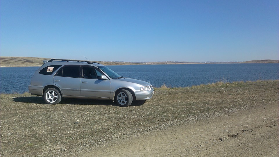 Попытка поменять задние пружины — Toyota Sprinter Carib (111), 1,8 л ...