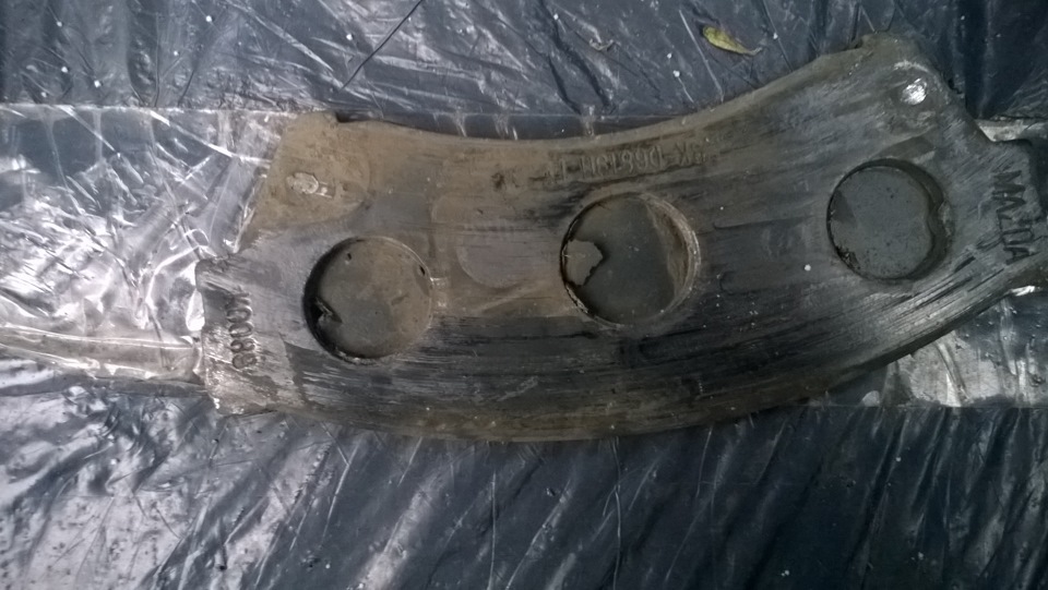 Передние колодки((( — Mazda 6 (2G) GH, 2 л, 2011 года | поломка | DRIVE2