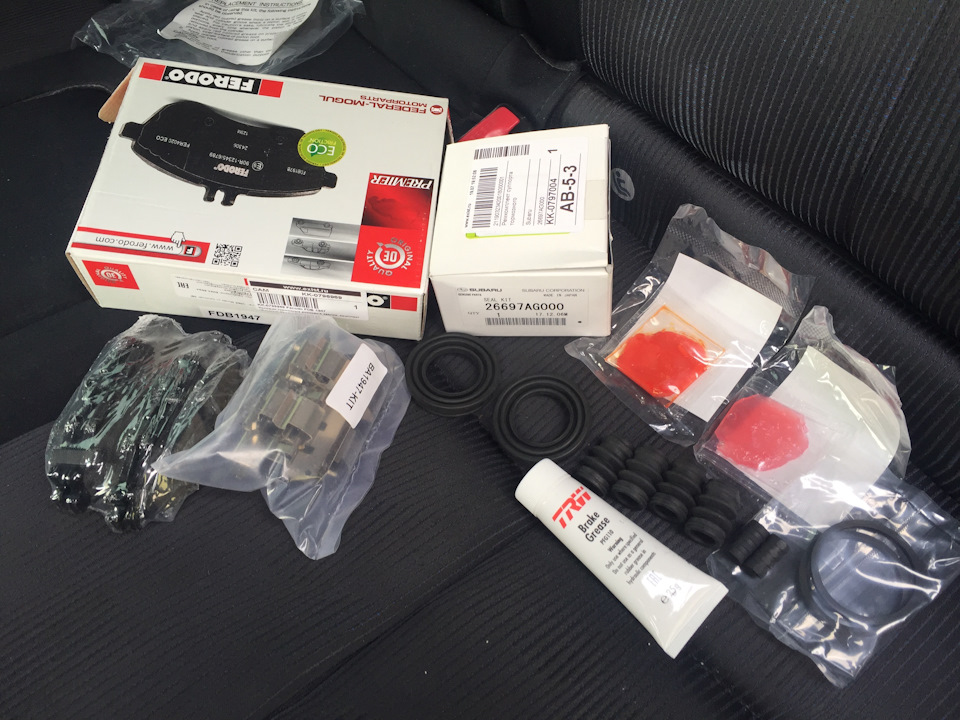 Замена задних колодок. Ремкомплект суппортов. Регулировка ручного ...