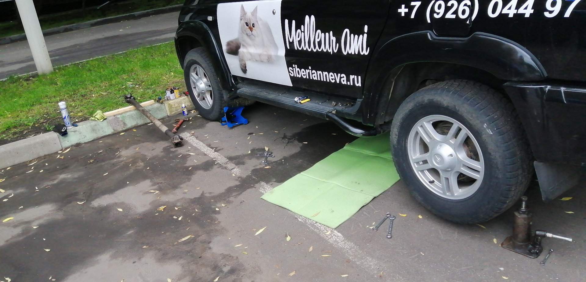 Замена крестовин заднего карданного вала — УАЗ Patriot, 2,2 л, 2013 ...