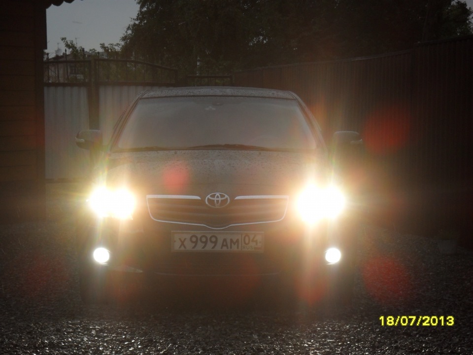 Четыре дальних! — Toyota Avensis II, 1,8 л, 2008 года | тюнинг | DRIVE2