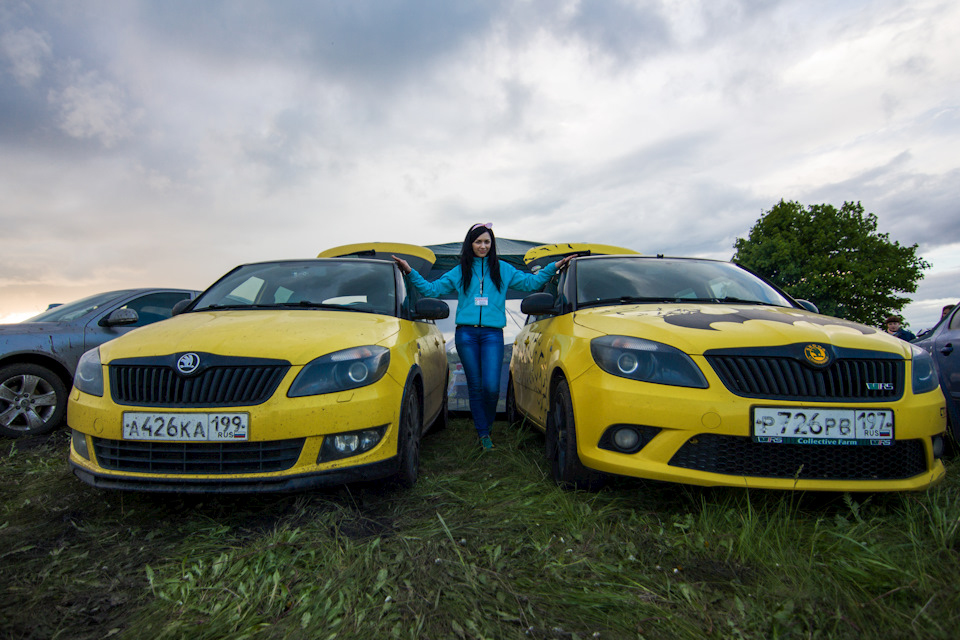 Танюша и желтки)) — Skoda Fabia Mk1