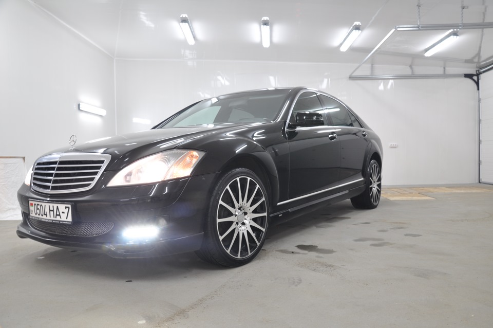 Зеркала рестайлинг — Mercedes-Benz S-Class (W221), 3,5 л, 2008 года ...