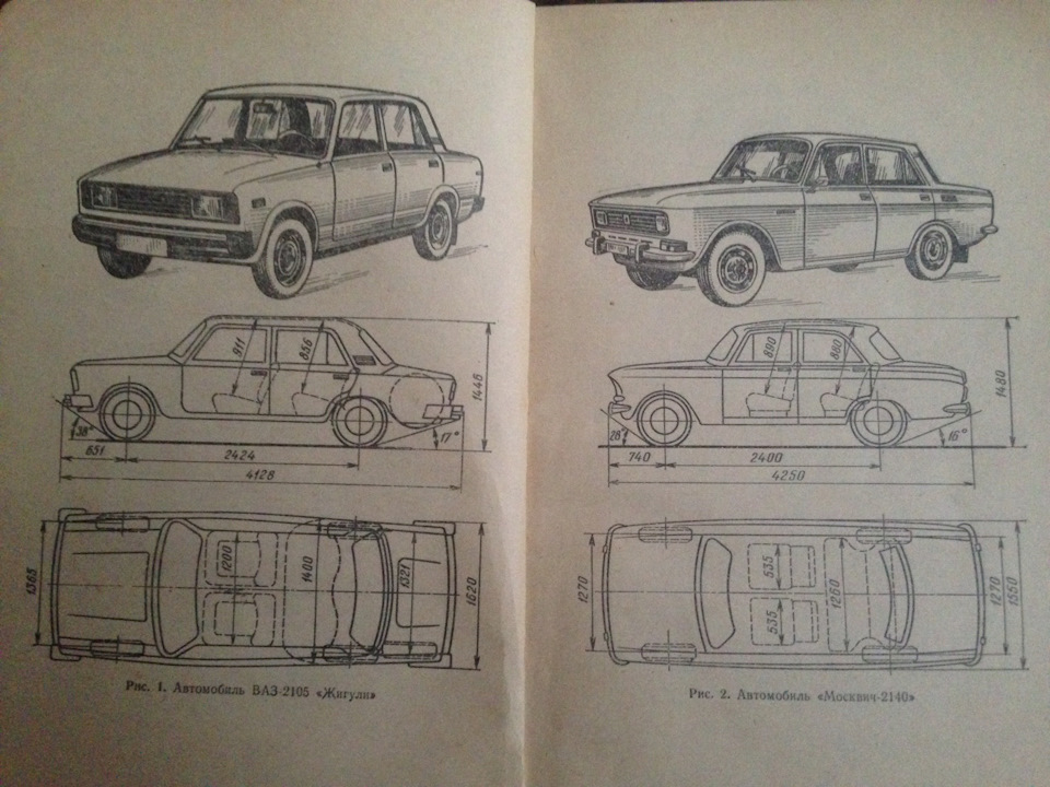 Ваз 2105 чертеж