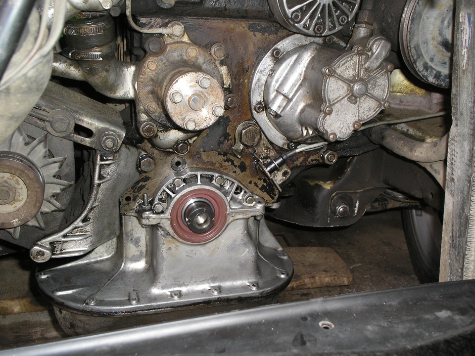 Сальник коленвала на схеме